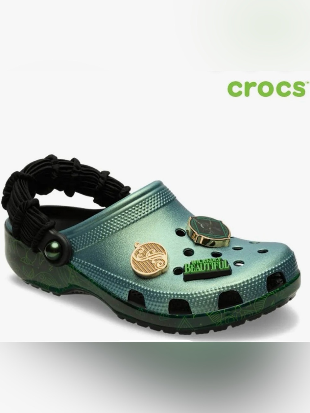 RARE! Wicked Elphaba Crocs Size 8 Women